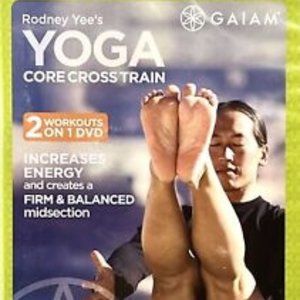 New Rodney Yee's Core Cross Train Yoga  DVD - 2 Core Workouts On 1 Disc